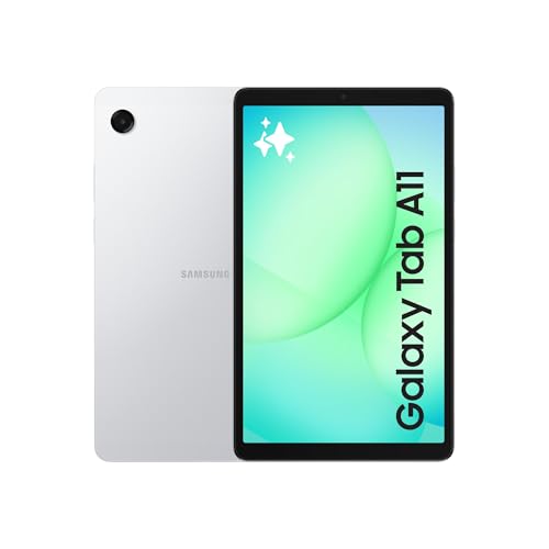 Samsung Galaxy Tab A11, 3 anni di garanzia, Tablet Android, WiFi, 4GB RAM, 64GB, Design compatto, 8.7″ 90Hz Display, Silver [versione Italiana]