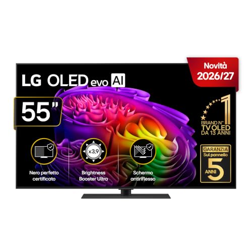 LG OLED evo AI 55 Pollici, Serie G6S 2026 Smart TV 4K – OLED55G66LS