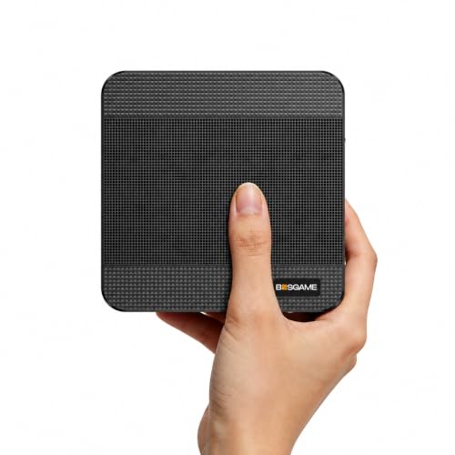 BOSGAME P4ultra Mini PC Ryzen 7 7730U (fino a 4,5 GHz, 8C/16T) Mini computer, DDR4 16 GB RAM, SSD M.2 PCIe NVMe da 1 TB Mini desktop, HDMI/DP/USB-C, Triplo Display 4K, Doppia LAN RJ45, WiFi 6E, BT 5.2