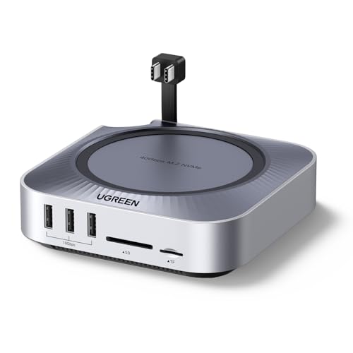 UGREEN USB4.0 40Gbps Docking Station Compatible con Mac Mini M4 y M4 Pro
