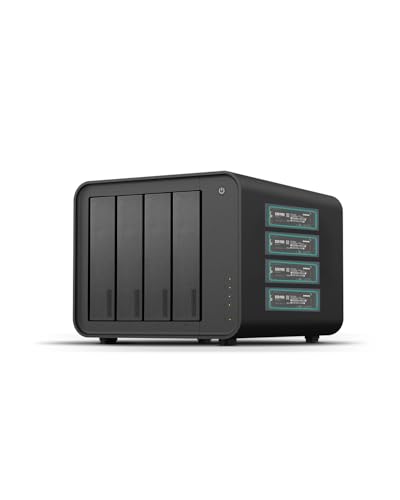 TERRAMASTER D8 Hybrid 2 – Alloggiamento Ibrido a 8 Alloggiamenti, 4 HDD + 4 SSD NVMe, Porta USB 3.2 Gen 2 Type-C da 10 Gbps, Fino a 152 TB, Plug & Play (Senza Disco)