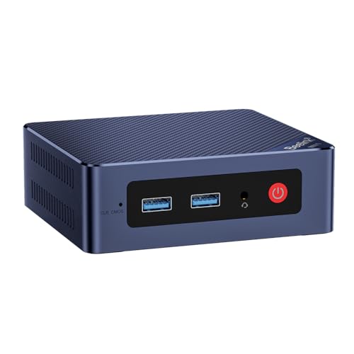 Beelink Mini PC N150 (fino a 3,6 GHz), 13th Twin Lake, Mini Computer da scrivania con 12 GB RAM LPDDR5 SSD M.2 SATA 512 GB, uscita doppio schermo 4K / LAN 2,5 G/Wi-FI 6/BT 5.2/ W11 Home