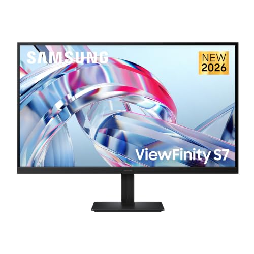 Samsung Monitor HRM ViewFinity S7 S70H (LS27H704EAUXEN), Flat, 27″, 4K