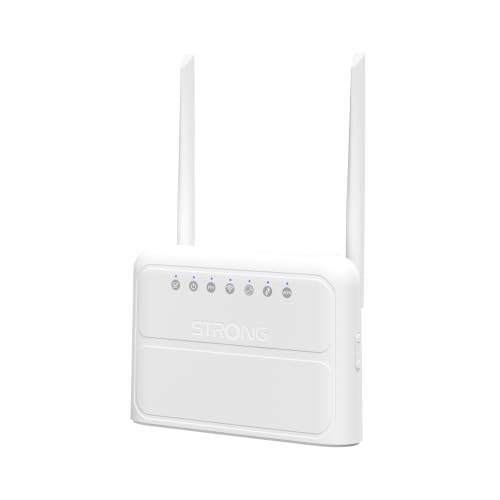 Strong Router 4G WiFi N300 Mbps con SIM, Cat4 LTE, 4 x Porte 100 Mbps